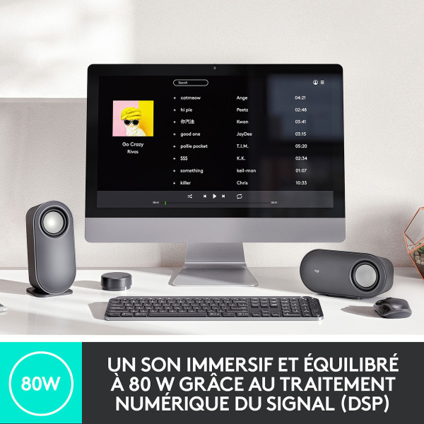 Logitech Z407 Bluetooth 5.0 Enceinte PC Logitech, Ultra Pc Gamer Maroc