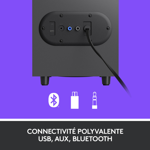 Logitech Z407 Bluetooth 5.0 Enceinte PC Logitech, Ultra Pc Gamer Maroc