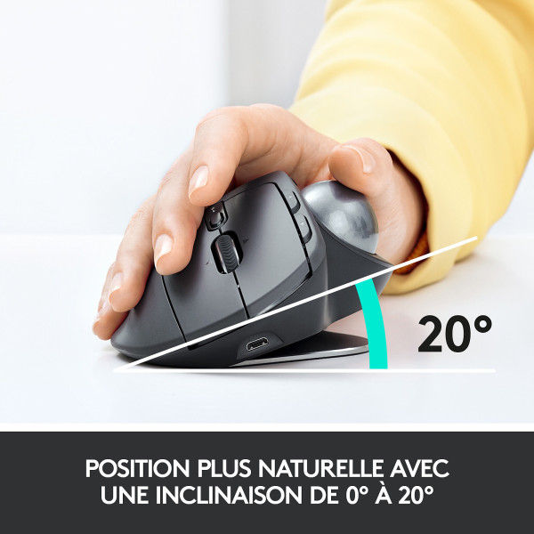 Logitech MX Ergo Souris Logitech, Ultra Pc Gamer Maroc