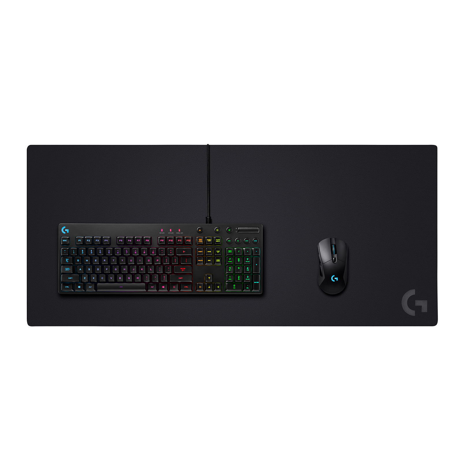 Tapis De Souris Gaming Logitech G840 Extra Large - 900x400mm - Surface Friction Modérée - Anti-dérapant