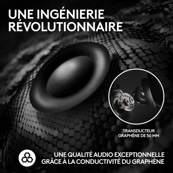 Logitech G Pro X 2 Lightspeed (Black) Casques Logitech, Ultra Pc Gamer Maroc