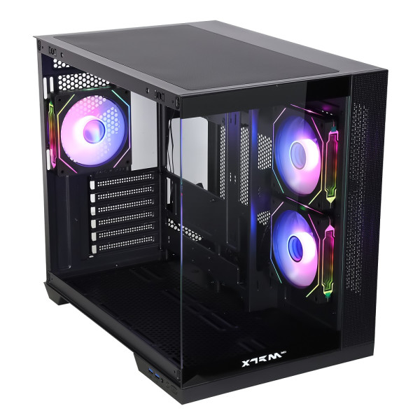 XTRMLAB VISION (Black) Boitiers PC XTRMLAB, Ultra Pc Gamer Maroc