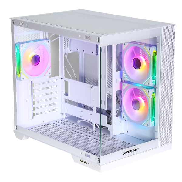 XTRMLAB VISION (White) Boitiers PC XTRMLAB, Ultra Pc Gamer Maroc
