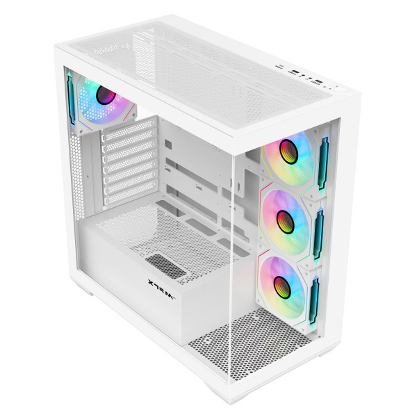 XTRMLAB INFINITY (White) Boitiers PC XTRMLAB, Ultra Pc Gamer Maroc
