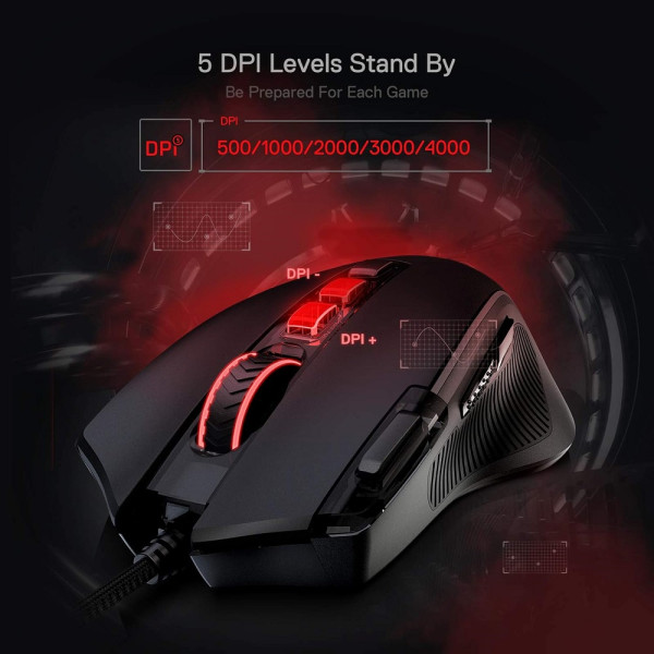 Redragon M612 Predator RGB Souris Redragon, Ultra Pc Gamer Maroc