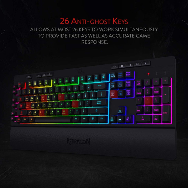 Redragon K512 Shiva RGB Claviers Redragon, Ultra Pc Gamer Maroc
