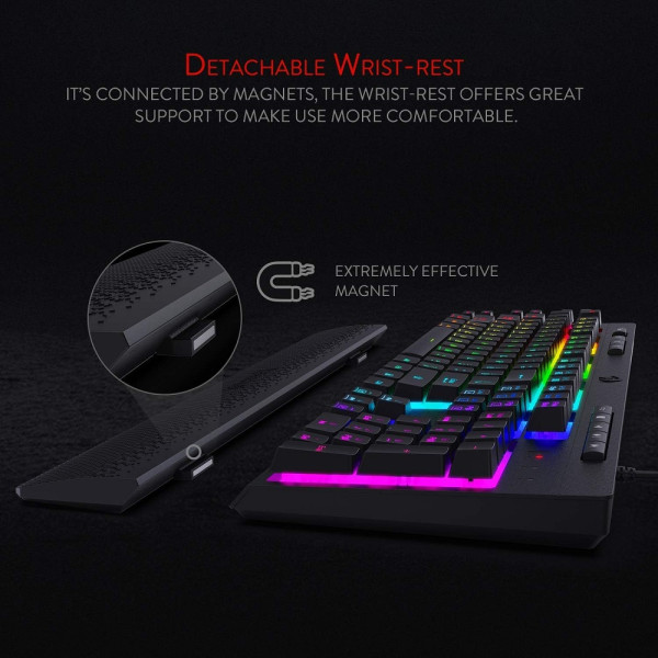 Redragon K512 Shiva RGB Claviers Redragon, Ultra Pc Gamer Maroc