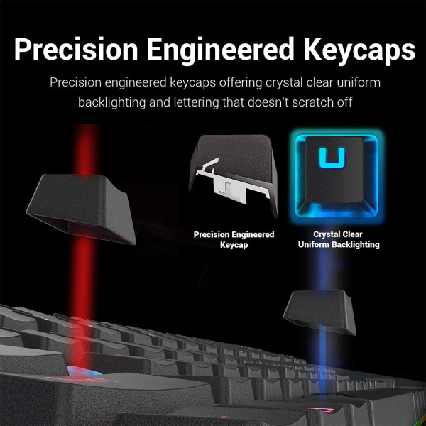 Redragon K552 TKL RGB (Outemu Red Switches) Claviers Redragon, Ultra Pc Gamer Maroc