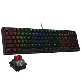 Redragon K582 SURARA RGB (Red Switches) Claviers Redragon, Ultra Pc Gamer Maroc