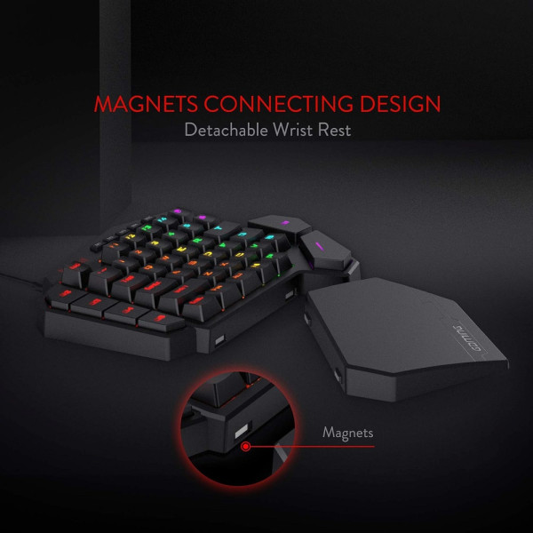 Redragon K585 DITI One-Handed RGB Claviers Redragon, Ultra Pc Gamer Maroc