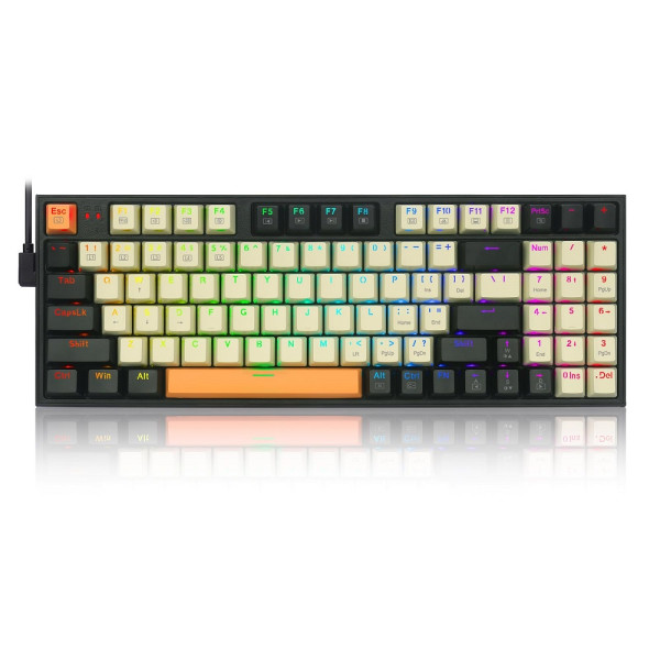 Redragon K636 CLO RGB Red Switches Claviers Redragon, Ultra Pc Gamer Maroc