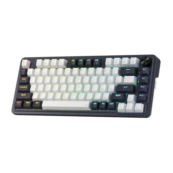 Redragon K673 PRO 75% Wireless RGB Red Switches (Abyssal Blue) Claviers Redragon, Ultra Pc Gamer Maroc