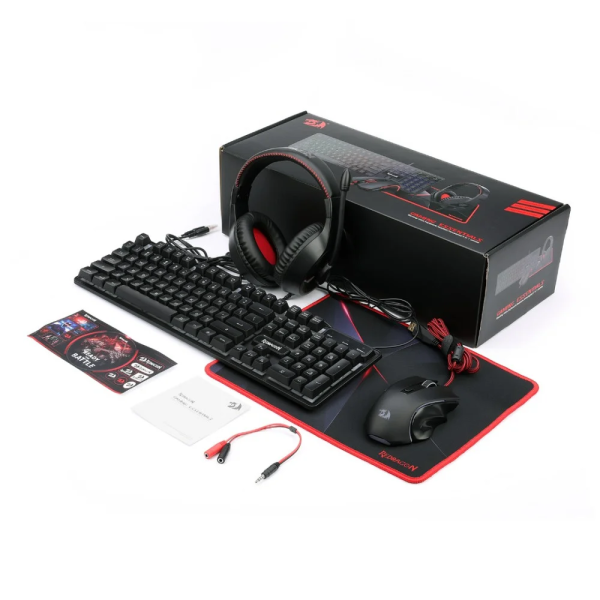 Redragon S137 Combo 4in1 Périphériques Redragon, Ultra Pc Gamer Maroc