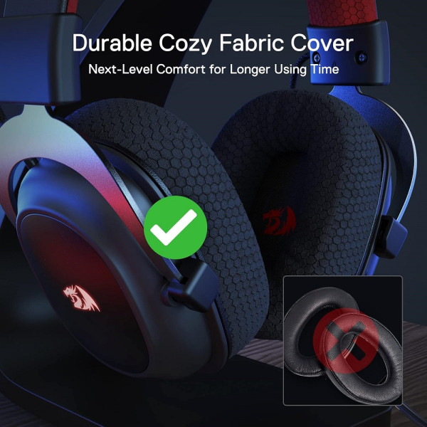 Redragon H510 PRO Zeus-X RGB Wireless Gaming Headset Casques Redragon, Ultra Pc Gamer Maroc