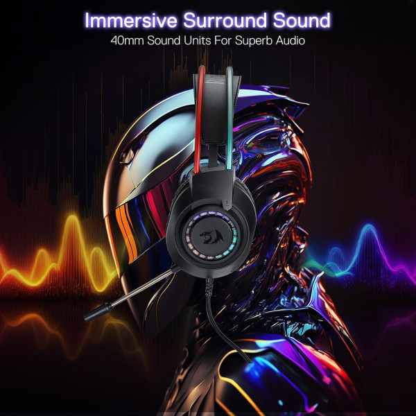 Redragon H231 Scream Wired Gaming Headset Casques Redragon, Ultra Pc Gamer Maroc