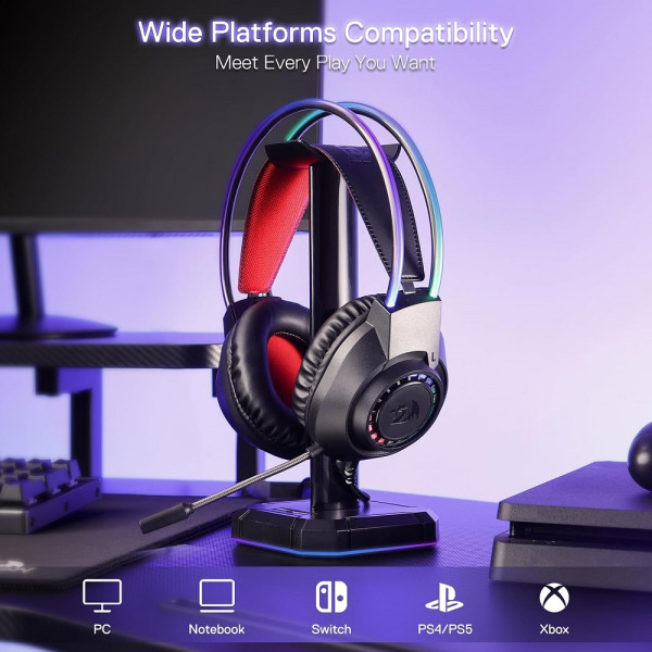 Redragon H231 Scream Wired Gaming Headset Casques Redragon, Ultra Pc Gamer Maroc