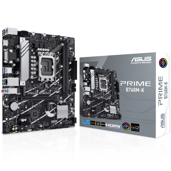 Asus PRIME B760M-K Socket 1700 ASUS, Ultra Pc Gamer Maroc