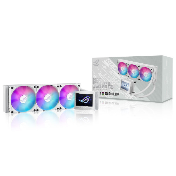 ASUS Ryujin III 360 ARGB White Edition Refroidissement ASUS, Ultra Pc Gamer Maroc