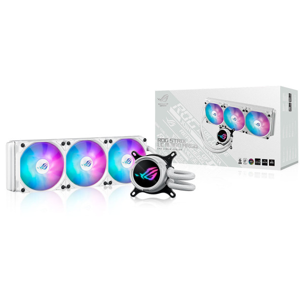 ASUS ROG Strix LC III 360 ARGB White Edition Refroidissement ASUS, Ultra Pc Gamer Maroc