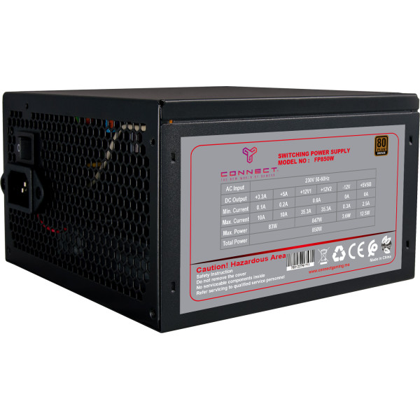 Connect PSU 850 80 PLUS Bronze 850W Entre 500 W et 599 W Connect, Ultra Pc Gamer Maroc