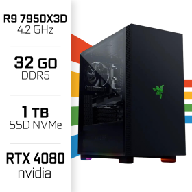 PC Gamer UltraPC Ryzen 9 7950X3D/1TB SSD/32GB DDR5/RTX4080 PC Gamer Avancé UltraPC, Ultra Pc Gamer Maroc