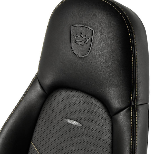 Noblechairs Icon (noir/or) Chaise gamer Noblechairs, Ultra Pc Gamer Maroc