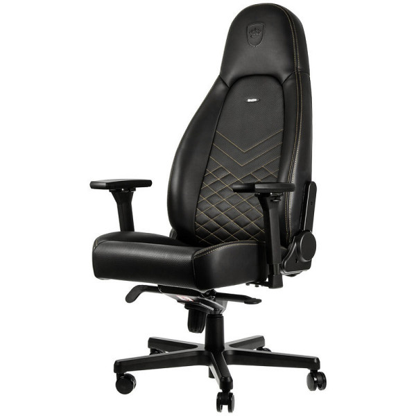 Noblechairs Icon (noir/or) Chaise gamer Noblechairs, Ultra Pc Gamer Maroc