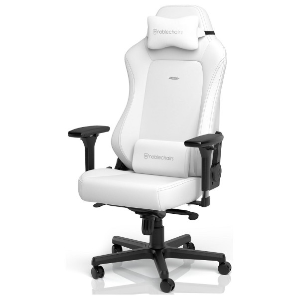 Noblechairs HERO White Edition Chaise gamer Noblechairs, Ultra Pc Gamer Maroc