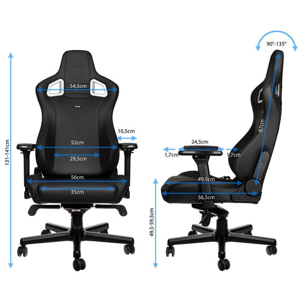 Noblechairs EPIC Black Edition Chaise gamer Noblechairs, Ultra Pc Gamer Maroc