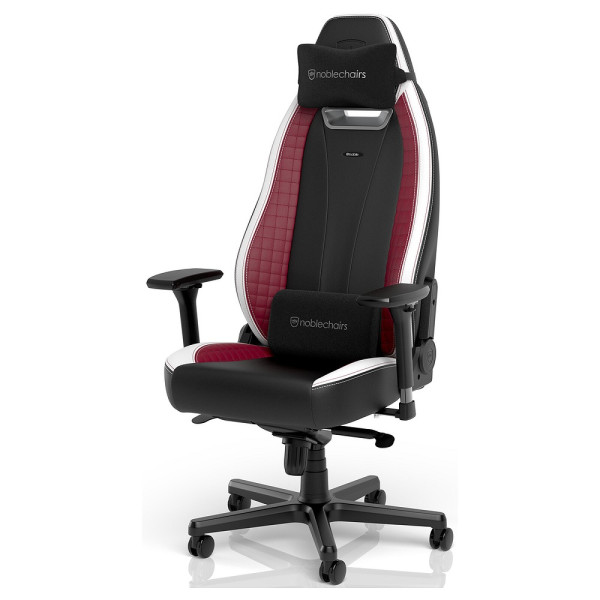 Noblechairs LEGEND Black/White/Red Chaise gamer Noblechairs, Ultra Pc Gamer Maroc