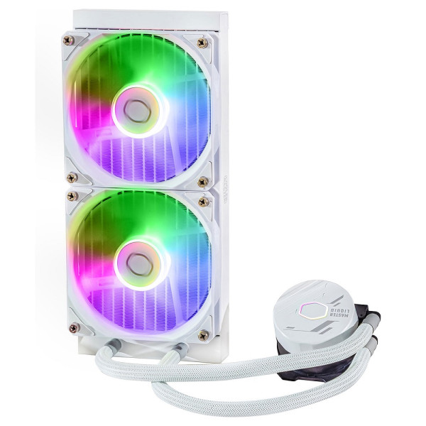 Cooler Master MasterLiquid 240L Core ARGB White Edition Refroidissement Cooler Master, Ultra Pc Gamer Maroc
