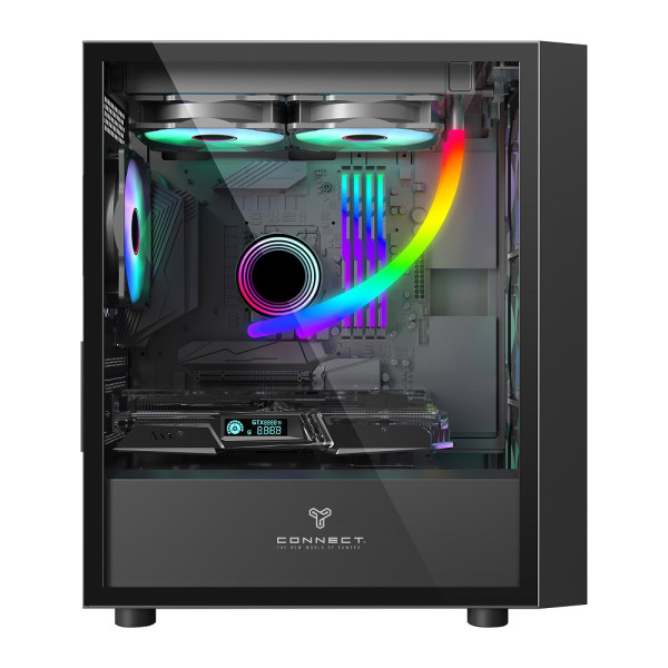 Connect Airboost ARGB (Micro ATX) Boitiers PC Connect, Ultra Pc Gamer Maroc