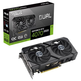 ASUS GeForce RTX 4070 SUPER Dual EVO OC Edition 12GB GDDR6X Cartes graphiques ASUS, Ultra Pc Gamer Maroc