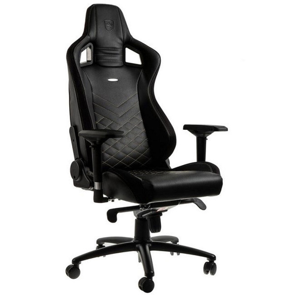 Noblechairs EPIC Black/Gold Chaise gamer Noblechairs, Ultra Pc Gamer Maroc