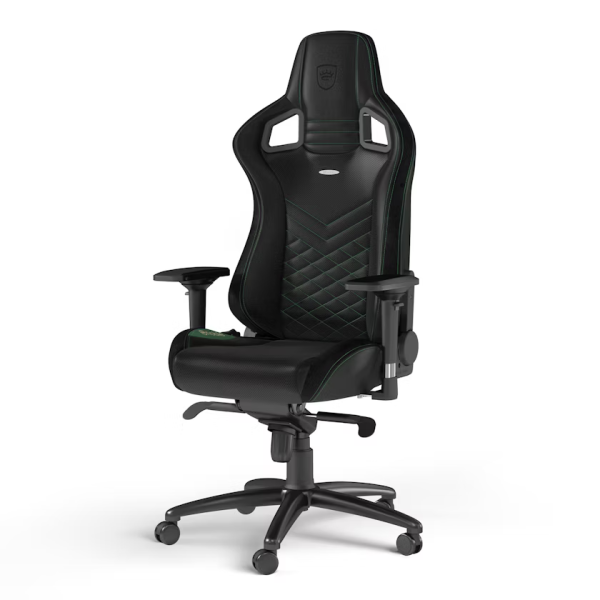 Noblechairs EPIC Black/Green Chaise gamer Noblechairs, Ultra Pc Gamer Maroc