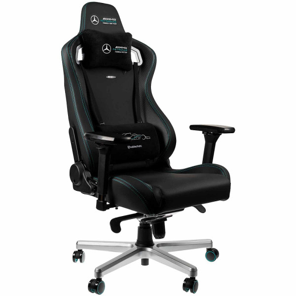 Noblechairs EPIC Mercedes AMG Petronas Motorsport Chaise gamer Noblechairs, Ultra Pc Gamer Maroc