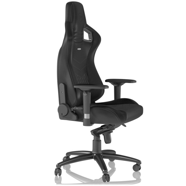 Noblechairs EPIC Real Leather Black Chaise gamer Noblechairs, Ultra Pc Gamer Maroc