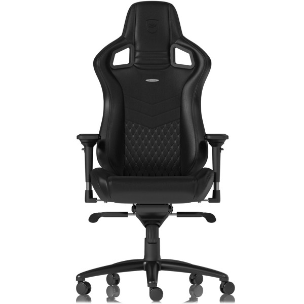 Noblechairs EPIC Real Leather Black Chaise gamer Noblechairs, Ultra Pc Gamer Maroc