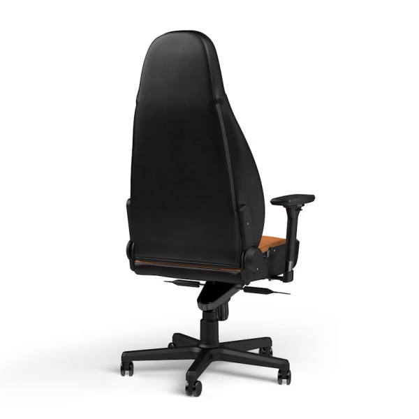 Noblechairs ICON Real Leather Cognac/Black Chaise gamer Noblechairs, Ultra Pc Gamer Maroc