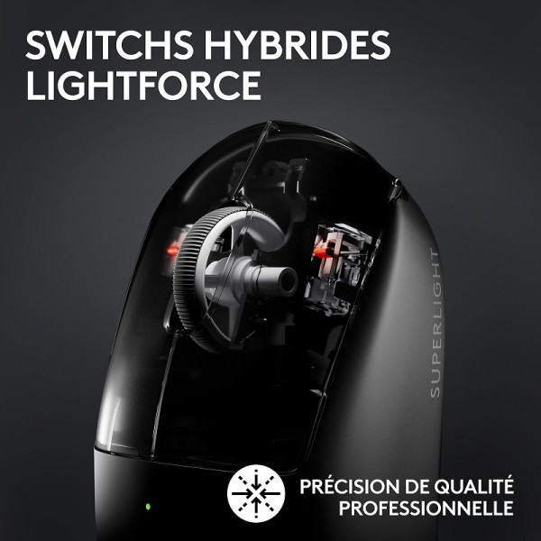 Logitech G Wireless Gaming Pro X Superlight 2 (Magenta) Souris Logitech, Ultra Pc Gamer Maroc