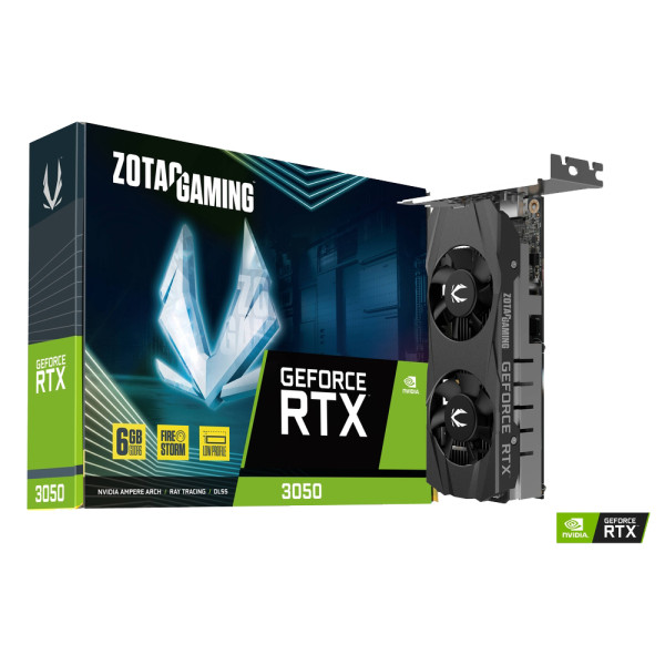 ZOTAC GeForce RTX 3050 LP 6GB GDDR6 Cartes graphiques Zotac, Ultra Pc Gamer Maroc