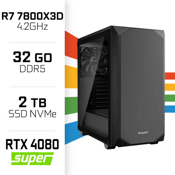 PC Gamer UltraPC Ryzen 7 7800X3D/2TB SSD/32GB DDR5/RTX4080 Super 16GB PC Gamer Avancé UltraPC, Ultra Pc Gamer Maroc