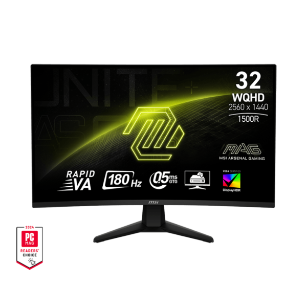 MSI MAG 32CQ6F 32" 180Hz 2K Curved Moniteurs MSI, Ultra Pc Gamer Maroc