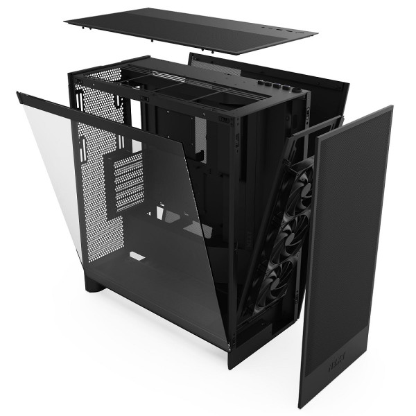 NZXT H7 Flow Black (2024) Boitiers PC NZXT, Ultra Pc Gamer Maroc