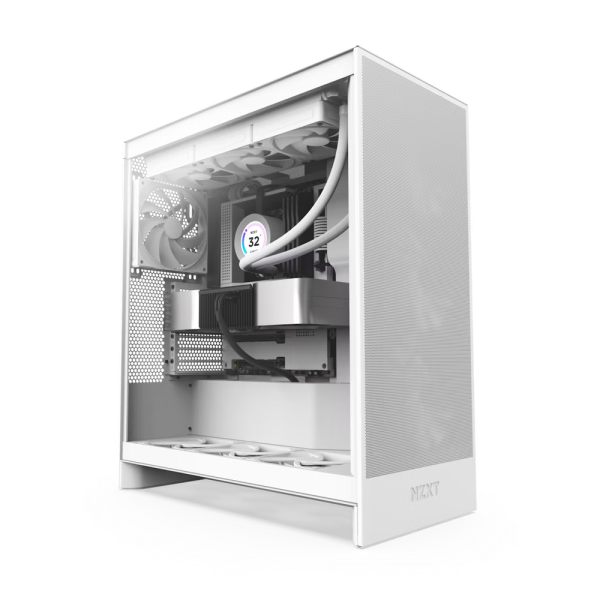 NZXT H7 Flow White (2024) Boitiers PC NZXT, Ultra Pc Gamer Maroc