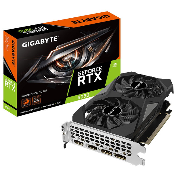 Gigabyte GeForce RTX 3050 WINDFORCE OC 6GB GDDR6 Cartes graphiques Gigabyte, Ultra Pc Gamer Maroc