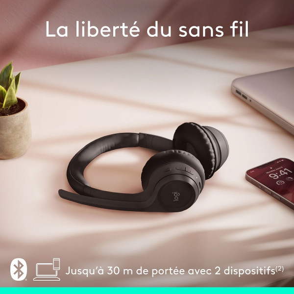 Logitech Zone 300 Black Casques Logitech, Ultra Pc Gamer Maroc
