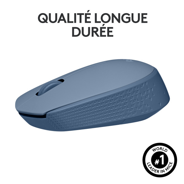 Logitech M171 Wireless Mouse (Blue Gray) Souris Logitech, Ultra Pc Gamer Maroc