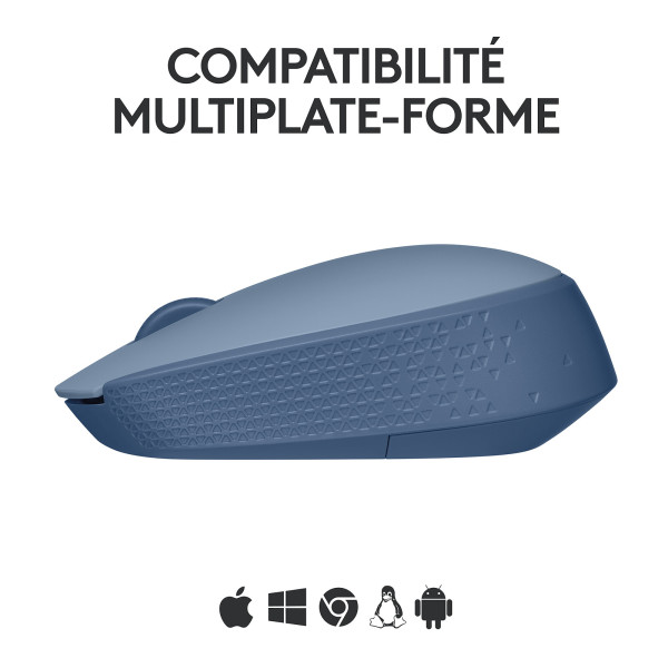 Logitech M171 Wireless (Blue Gray) Souris Logitech, Ultra Pc Gamer Maroc