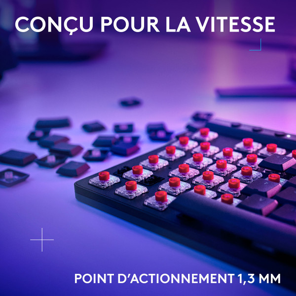 Logitech G G515 TKL Lightspeed Noir (Tactile Version AZERTY ) Claviers Logitech, Ultra Pc Gamer Maroc